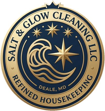 Salt & Glow Cleaning LLC seal, Deale, MD